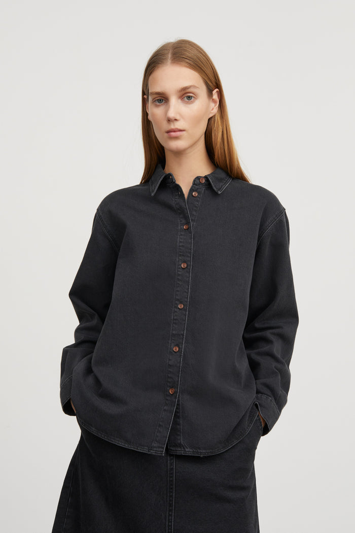 Skall Studio - Millington Shirt - Vintage Black