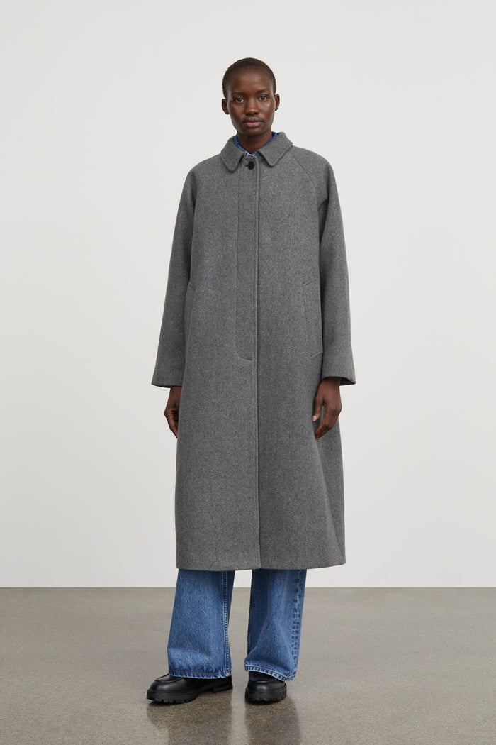 Skall Studio - Mary Coat - Grey Structure