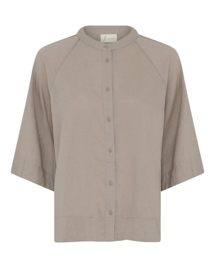 Frau - Abu Dhabi Linen Shirt - Pure Cashmere