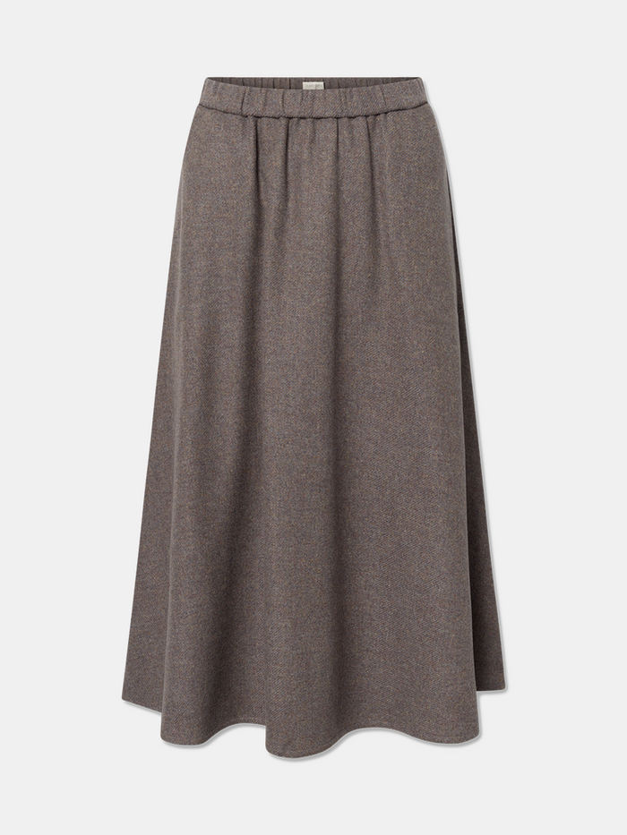 Studio Feder - Agnes Skirt - Brown Melange