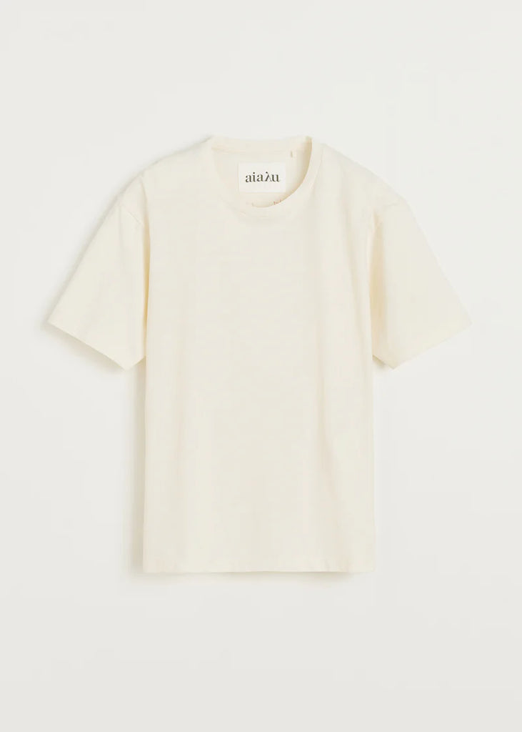 Aiayu - Aiayu Circular State Tee - Pure Ecru