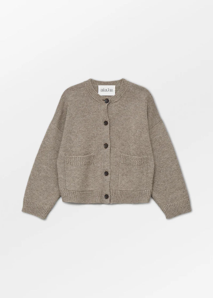 Aiayu - Cobe Wool Cardigan - Pure Soil