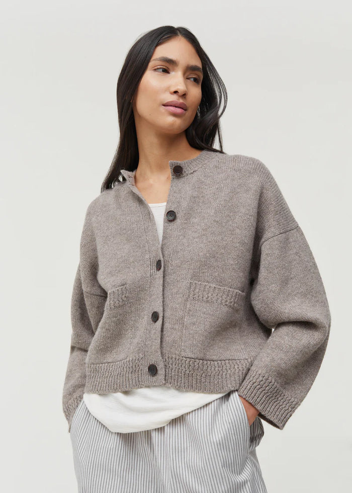 Aiayu - Cobe Wool Cardigan - Pure Soil