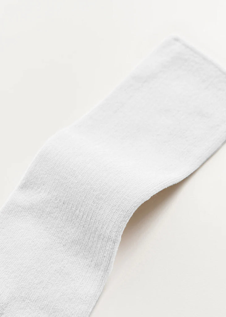 Aiayu - Cotton Rib Socks - White