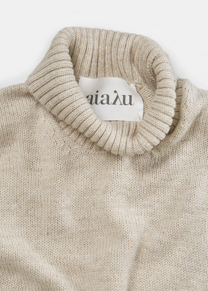 Aiayu - Highland Sanna Wool Sweater - Pure Natural