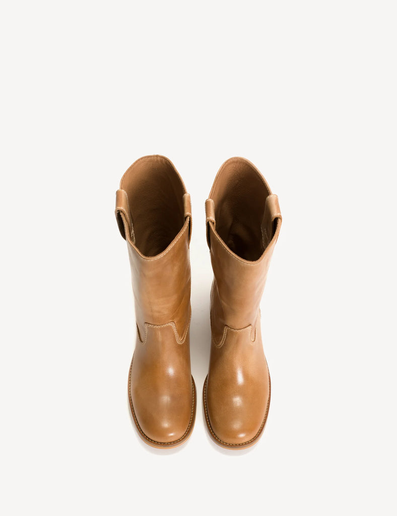 Dico - Julia Gaucho Boot - Dark Tan