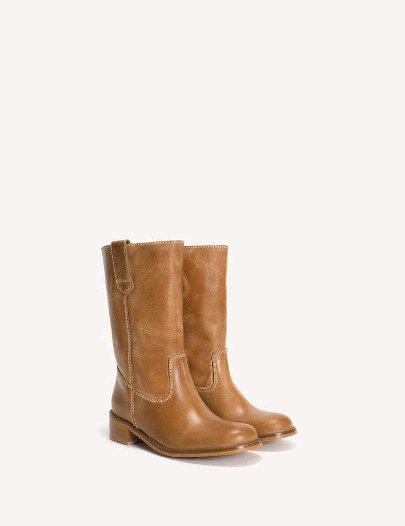 Dico - Julia Gaucho Boot - Dark Tan