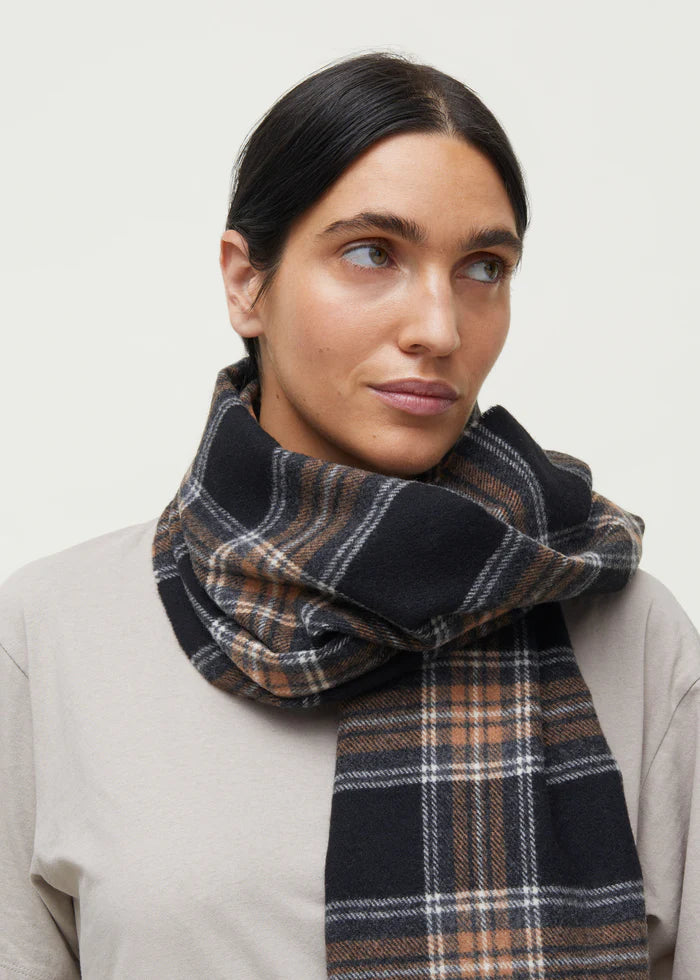 Aiayu - Kaya Wool Scarf - Mix Black