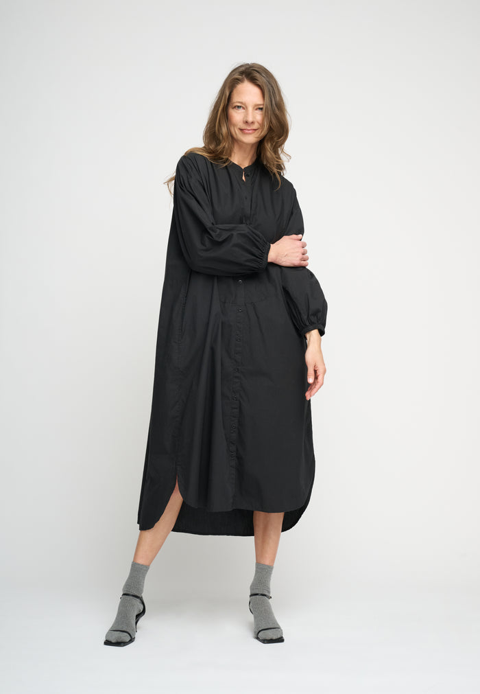 Moshi Moshi Mind - Lauren Shirtdress Poplin - Moonless Night