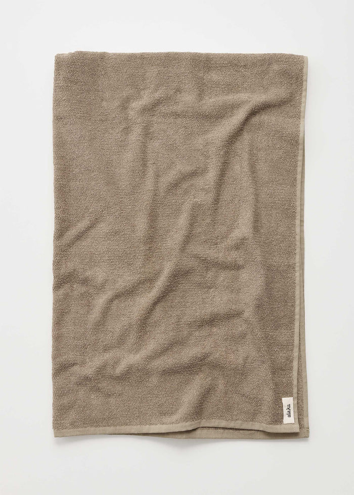 Aiayu - Linen Bath Sheet - 100x150 - Earth