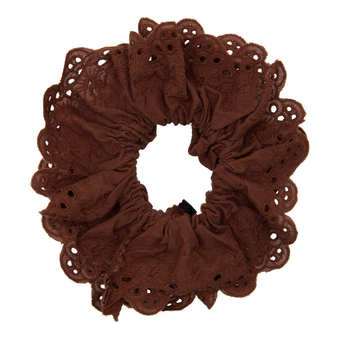 Pico - Lace Scrunchie - Chocolate