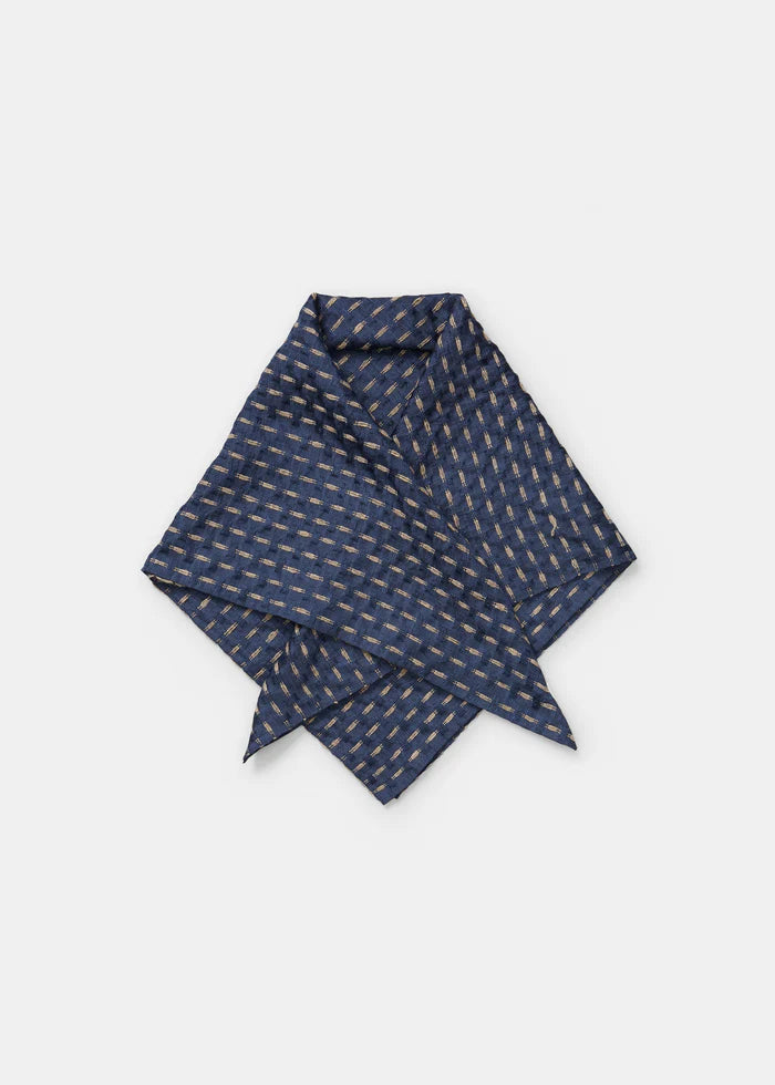 Aiayu - Sabir Cashmere Silk Scarf - Mix Navy