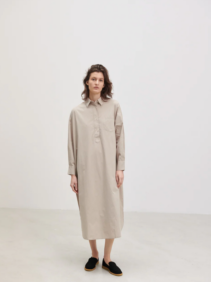 Skall Studio - Edgar Shirtdress - Light Grey