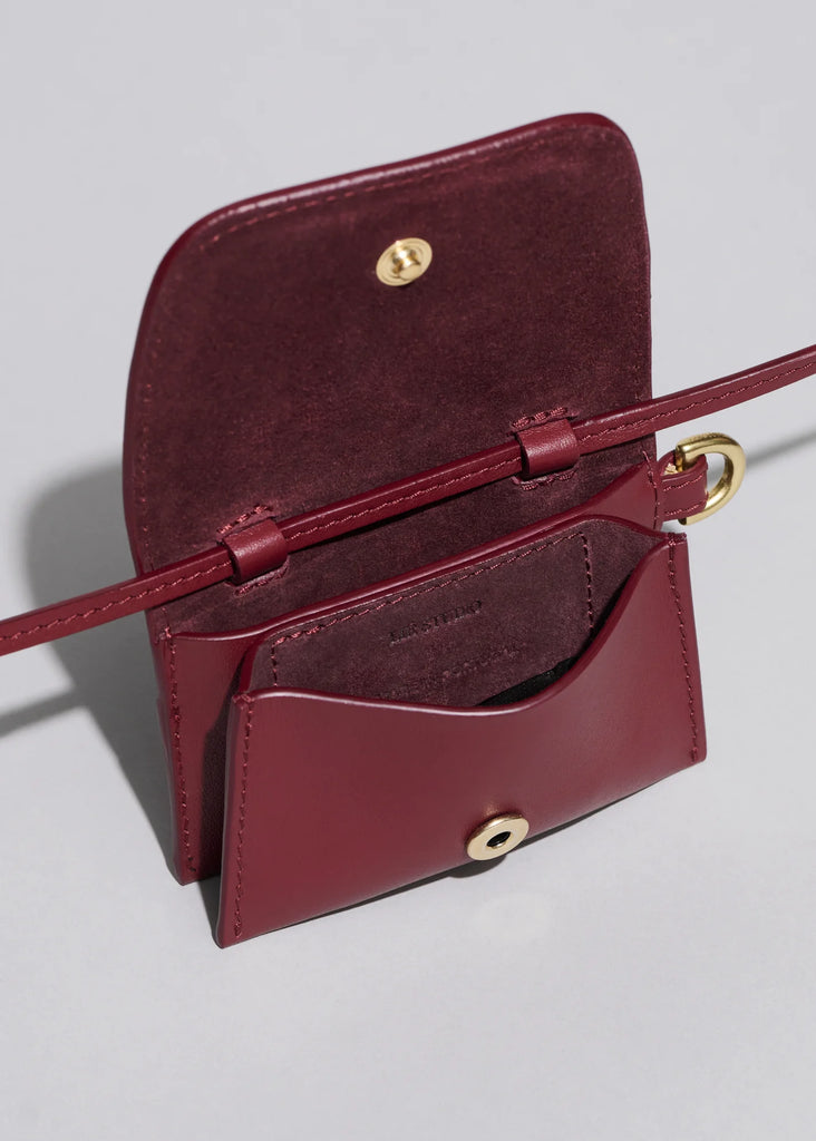 Lié Studio - The Stella Wallet - Burgundy Red