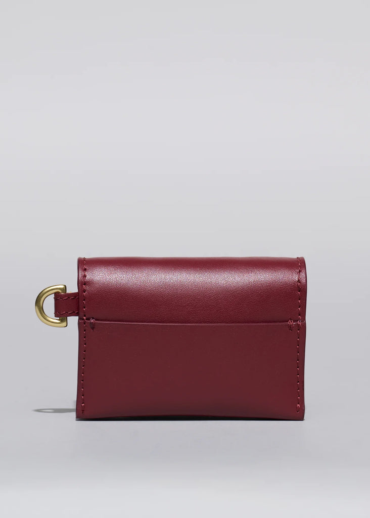 Lié Studio - The Stella Wallet - Burgundy Red