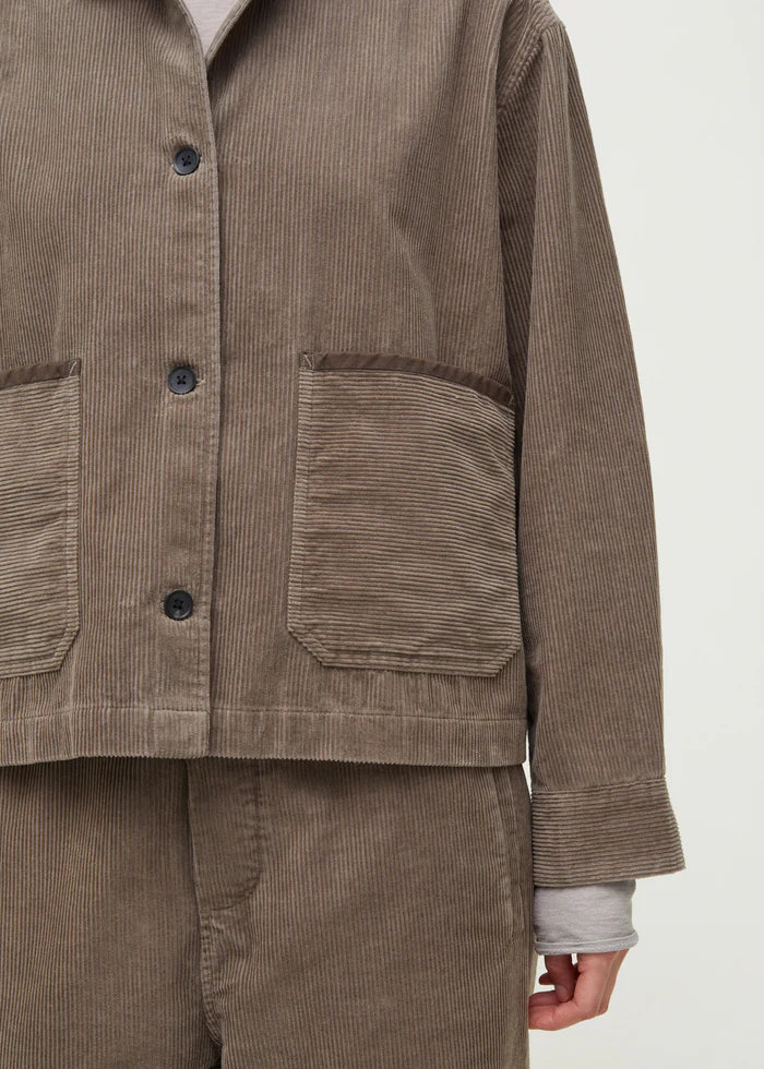 Aiayu - Vinga Shirt Corduroy - Brown Khaki