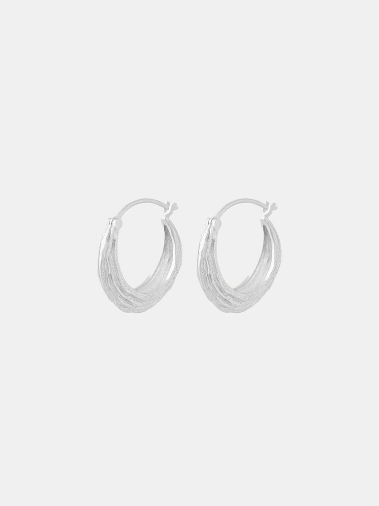 Pernille Corydon - Small Coastline Earrings - Sølv el. Forgyldt