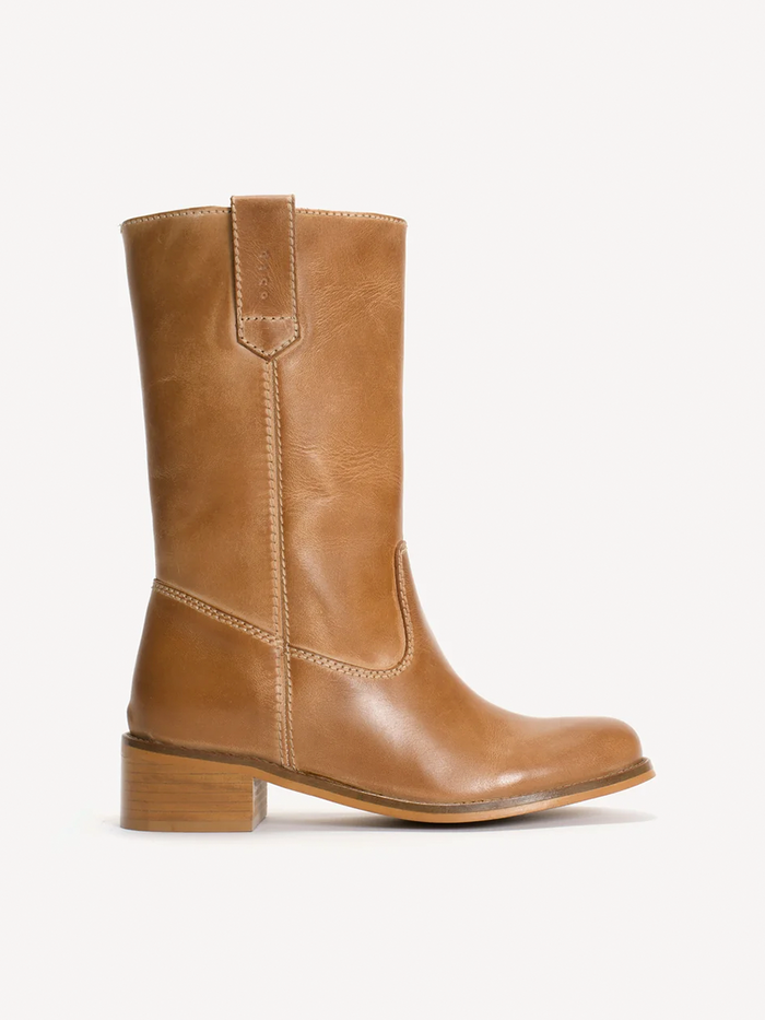 Dico - Julia Gaucho Boot - Dark Tan