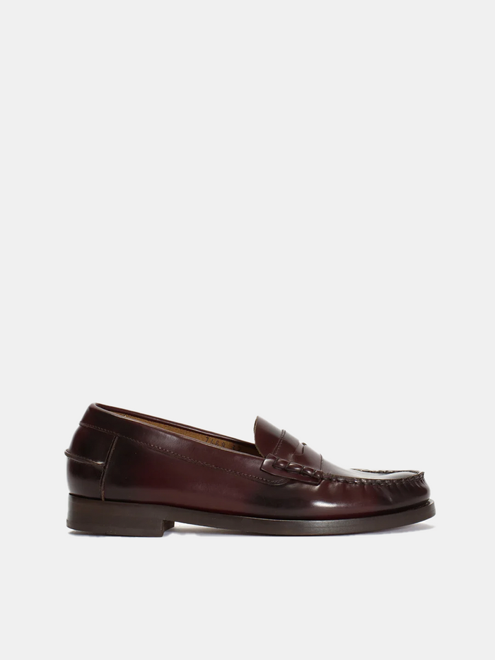 Dico - Moccasin Penny Loafer - Bordeaux Polido Leather