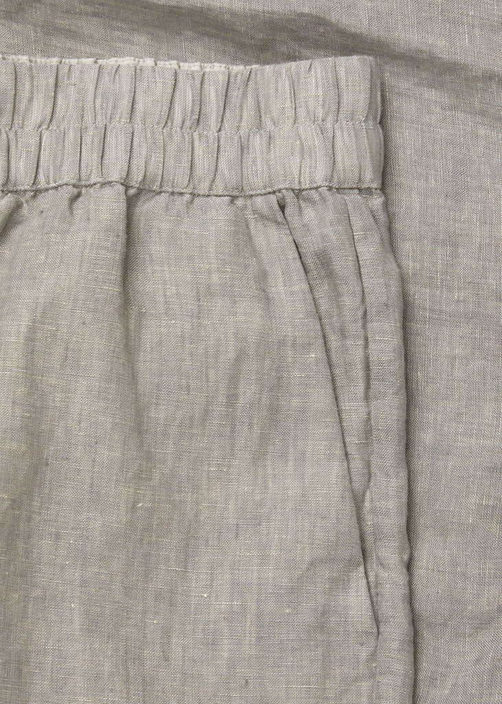 Aiayu - Shorts Long Linen - Grey