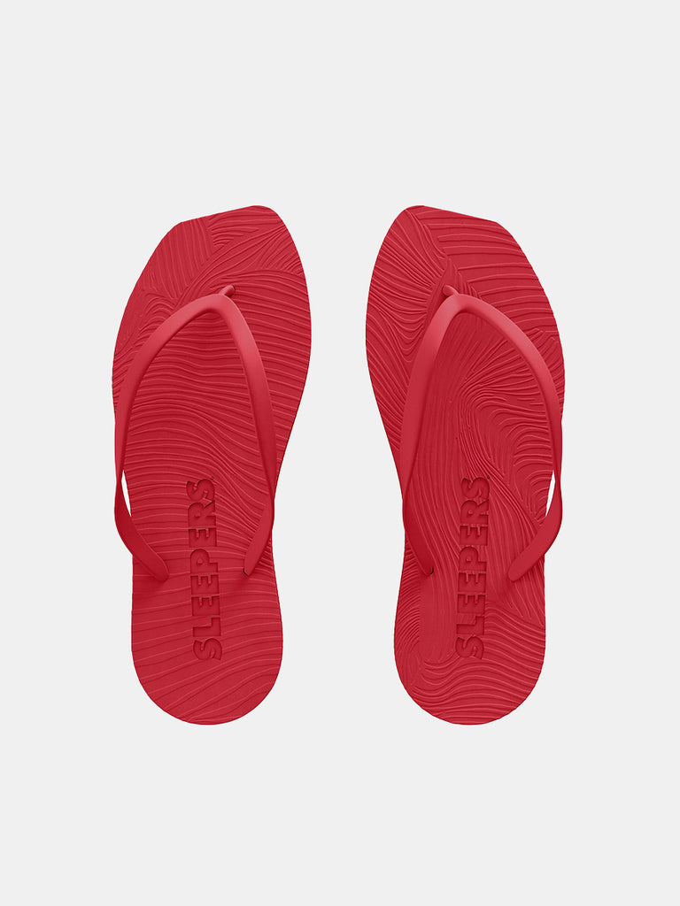 Sleepers - Tapered Slippers - Red